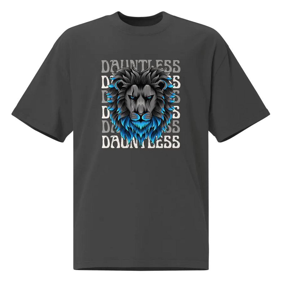 Intense Lion Graphic Oversized Tee product image (1)