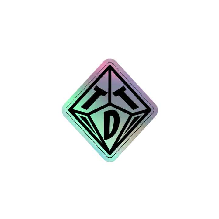 Tabletop Dorks Logo HoloSticker product image (1)