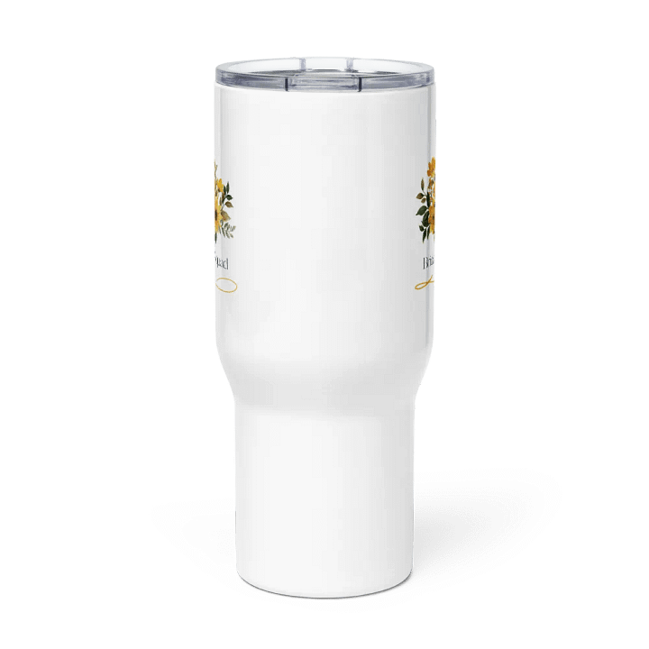 Bridal Squad 004 Yellow Field Flowers Floral Bliss Travel Mug product image (2)