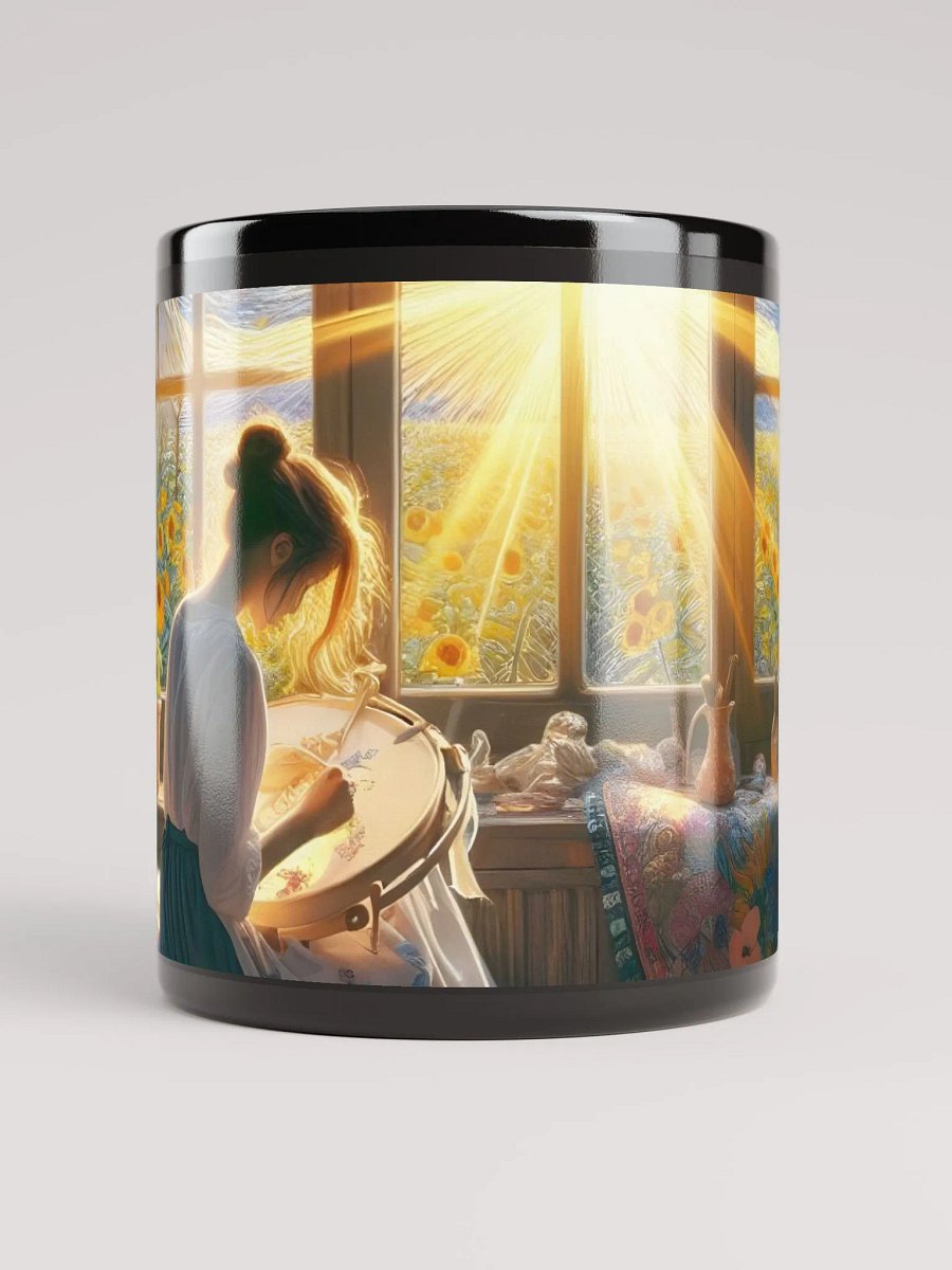 Sunlit Serenity Embroidery Mug product image (9)