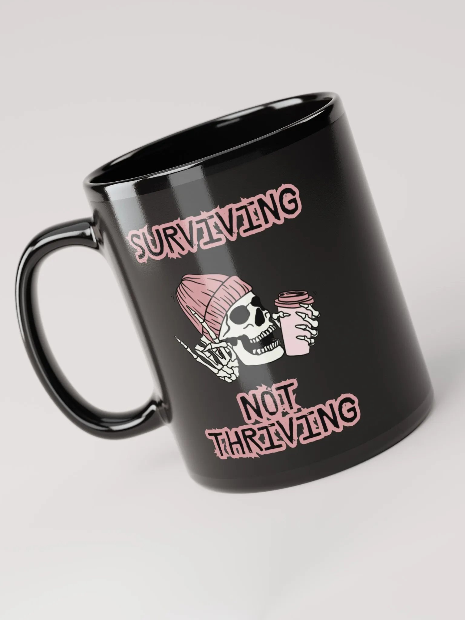 Surviving (Pink) Mug product image (6)