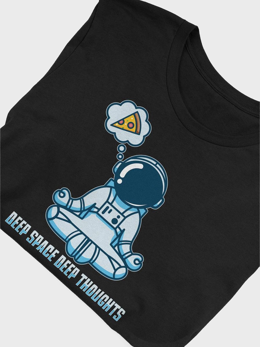 Deep Space, Deep Thoughts – Funny Meditating Astronaut Tee product image (3)