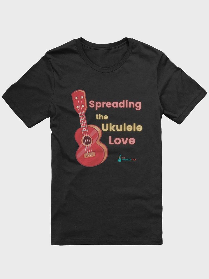 Orange and Yellow Spreading the Ukulele Love T-shirt product image (1)