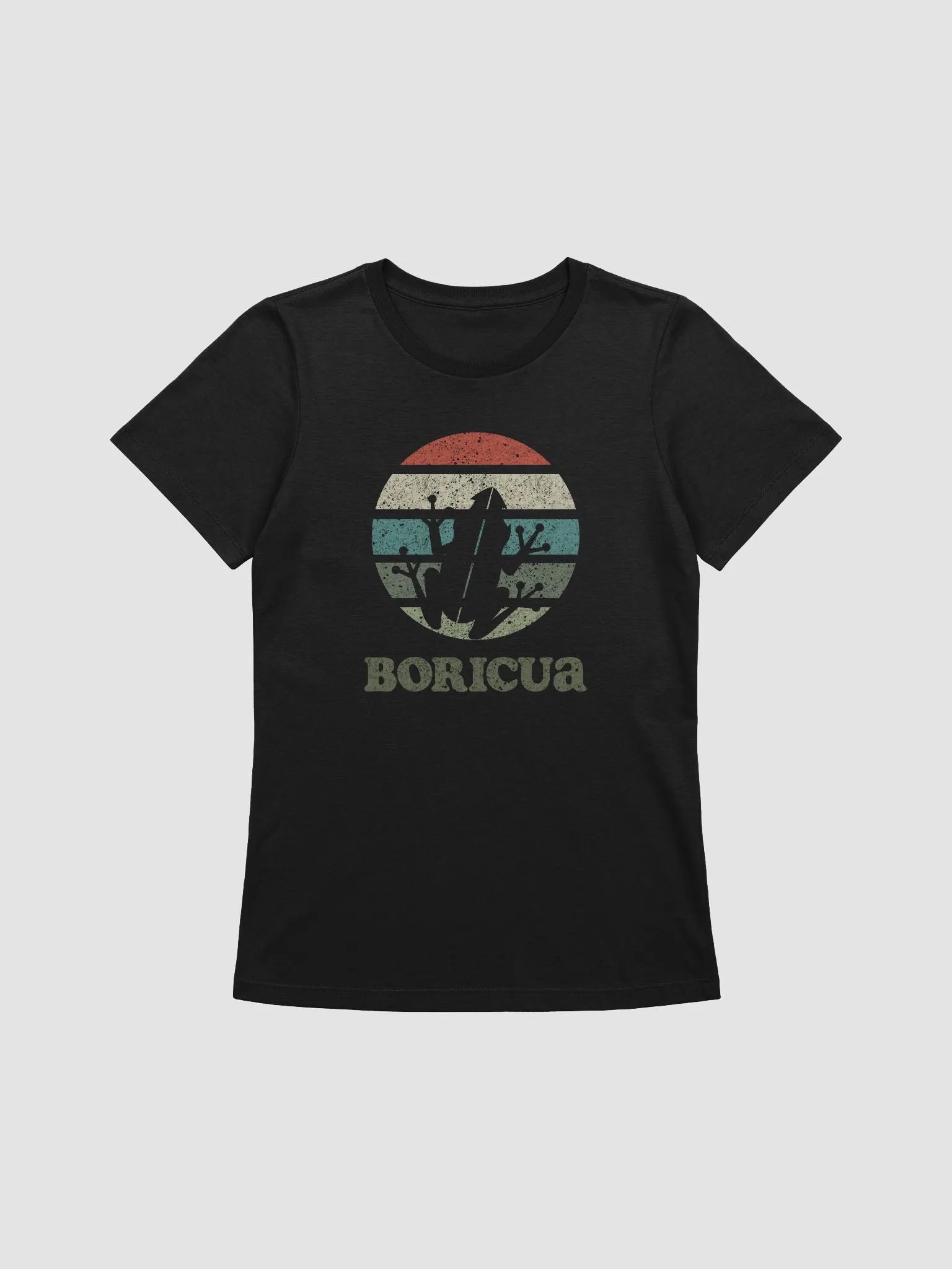 Coquí Boricua Retro Camiseta de Mujer product image (1)