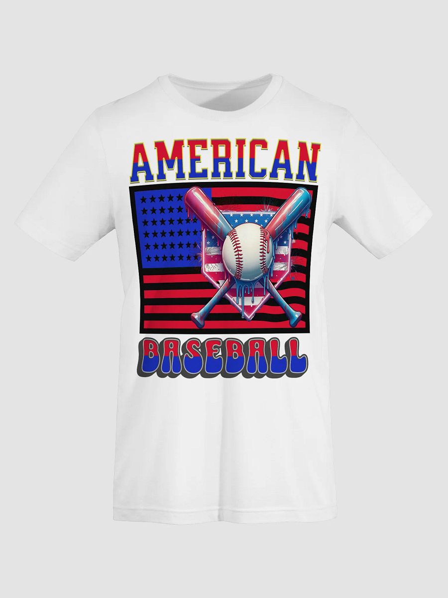 American Baseball Flag T-Shirt product image (54)