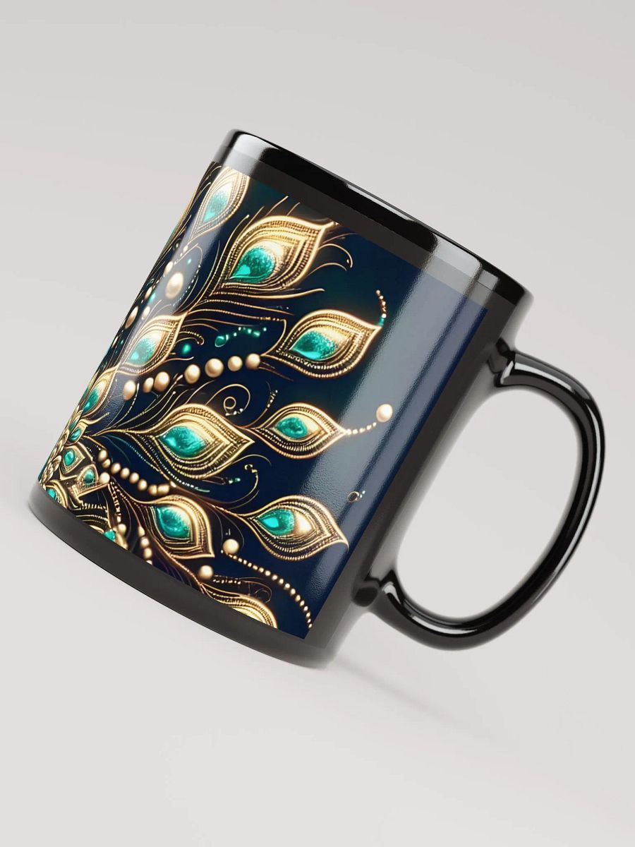Ornate Peacock Feathers Mug product image (7)