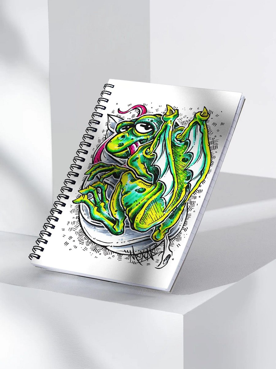 Frog Spiral Notebook product image (3)