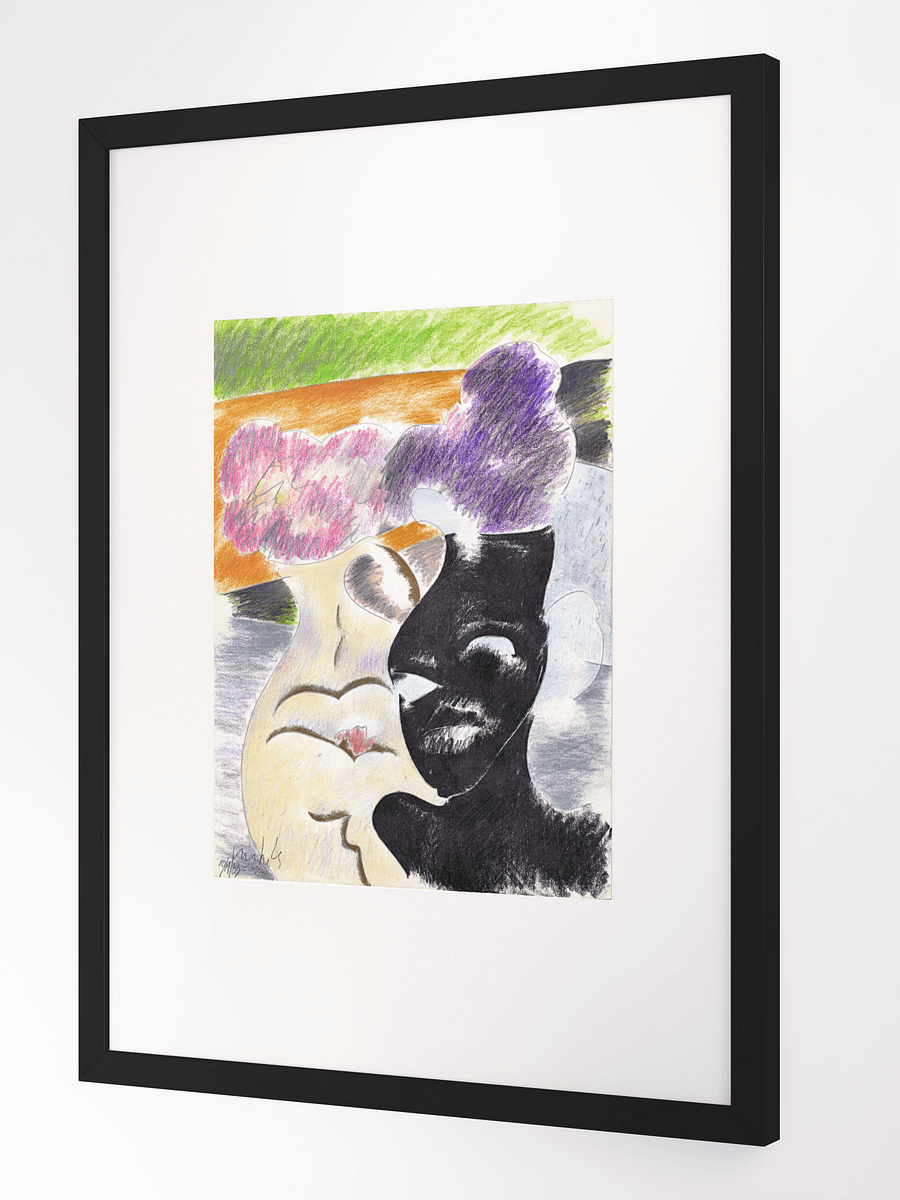 Flowers in Vases 1983 print framed product image (2)