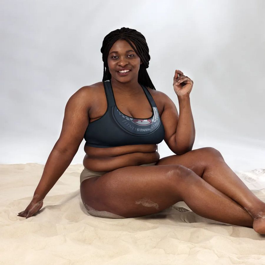 BIGFLEX DOGG ATHLETICS's All-Over Print Padded Sports Bra product image (5)