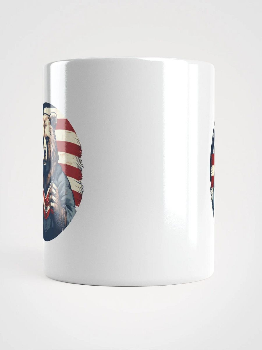 Kodiak Bear with American Flag in the background product image (5)