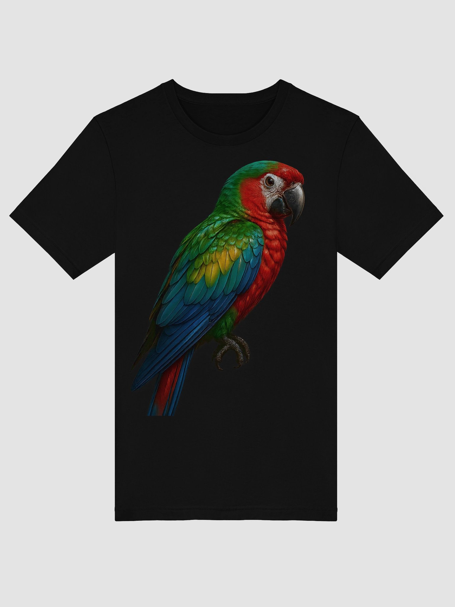 Vibrant Parrot Feathers T-Shirt product image (5)