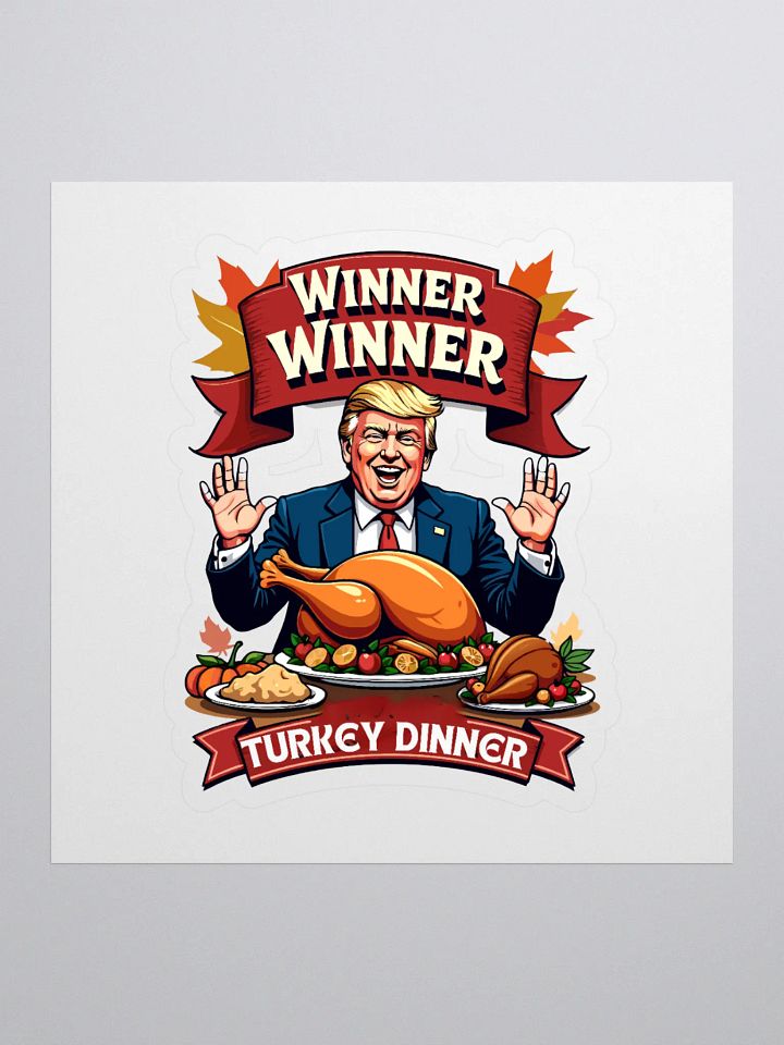 Winner Winner Turkey Dinner Stickers product image (1)