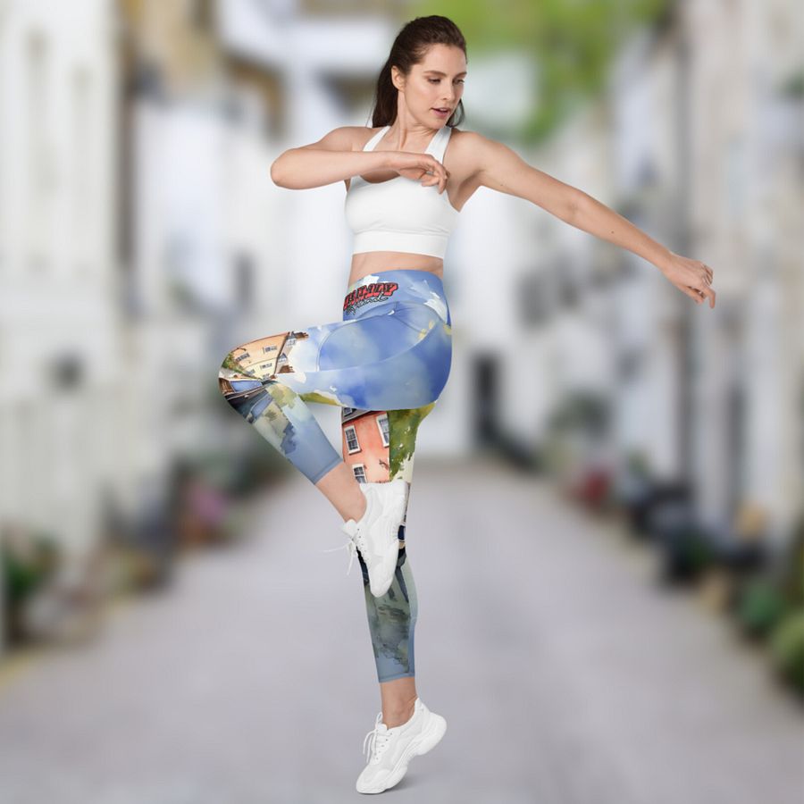 Little Italy - England - All Over Print - Watercolor - Leggings product image (3)