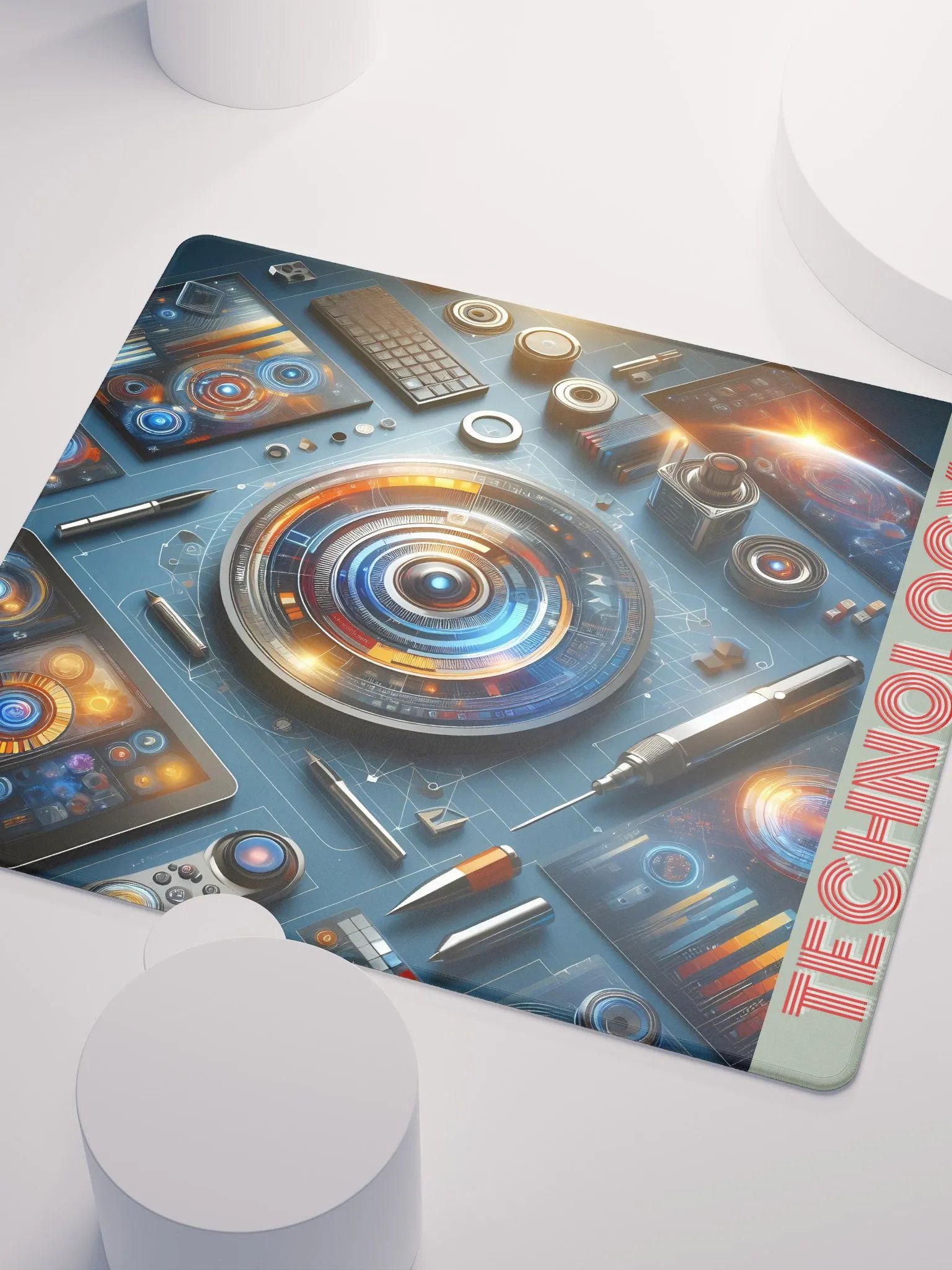Technology design with attractive colour-Gaming mouse pad product image (3)