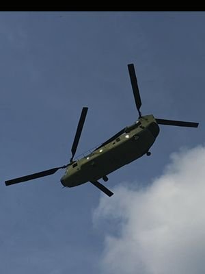 #army #Chinook taking off at the fort eustis #250armyanniversary  festival