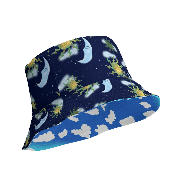 Clouds and Antique Sun Bucket Hat product image (1)