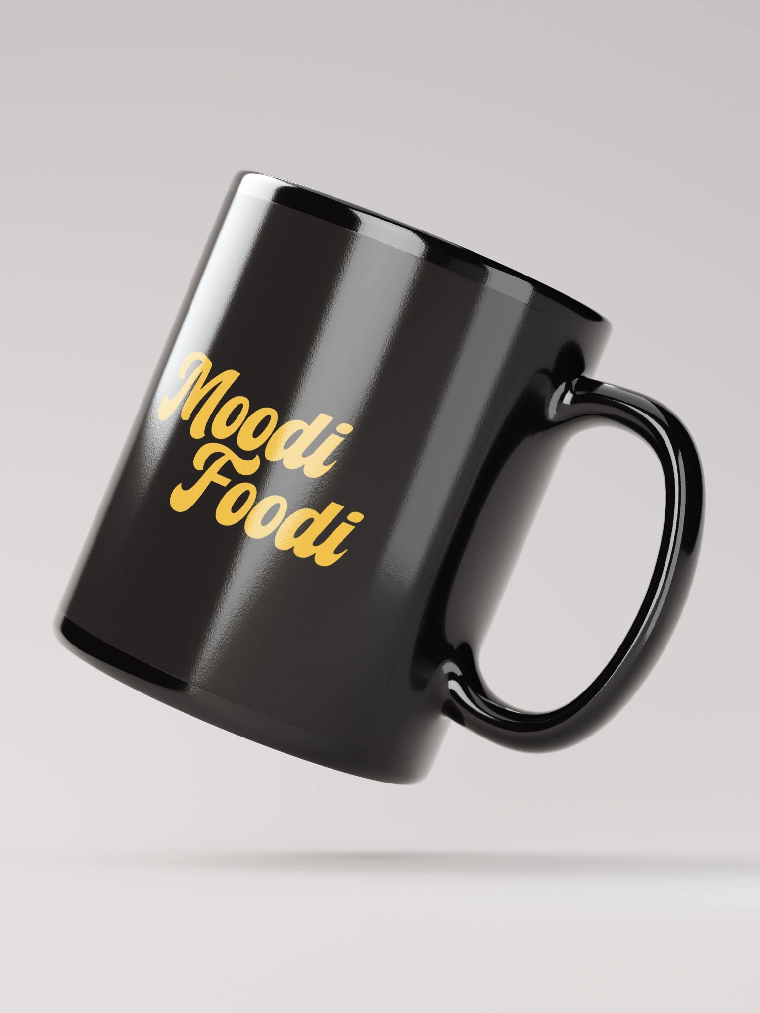 Moodi Foodi Originals Black Mug – Mustard with Matte Center Finish product image (3)