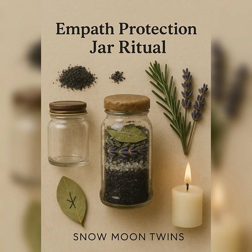 🌙✨ Empath Protection Jar Ritual ✨🌙
For the sensitive souls who feel everything, this ritual jar shields your energy, calms yo...