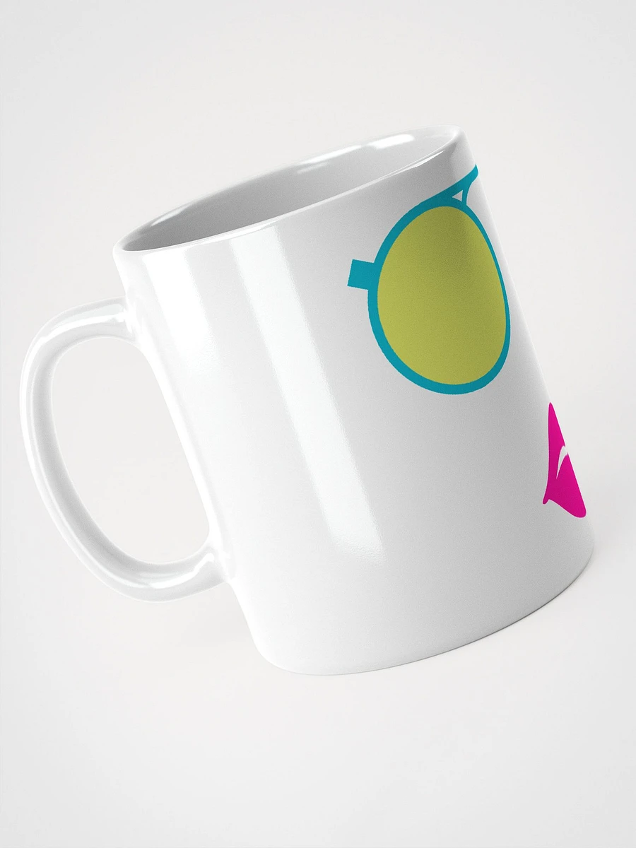 Iconic Sunny Outlook Sunglasses and Lips Minimalist Mug product image (3)