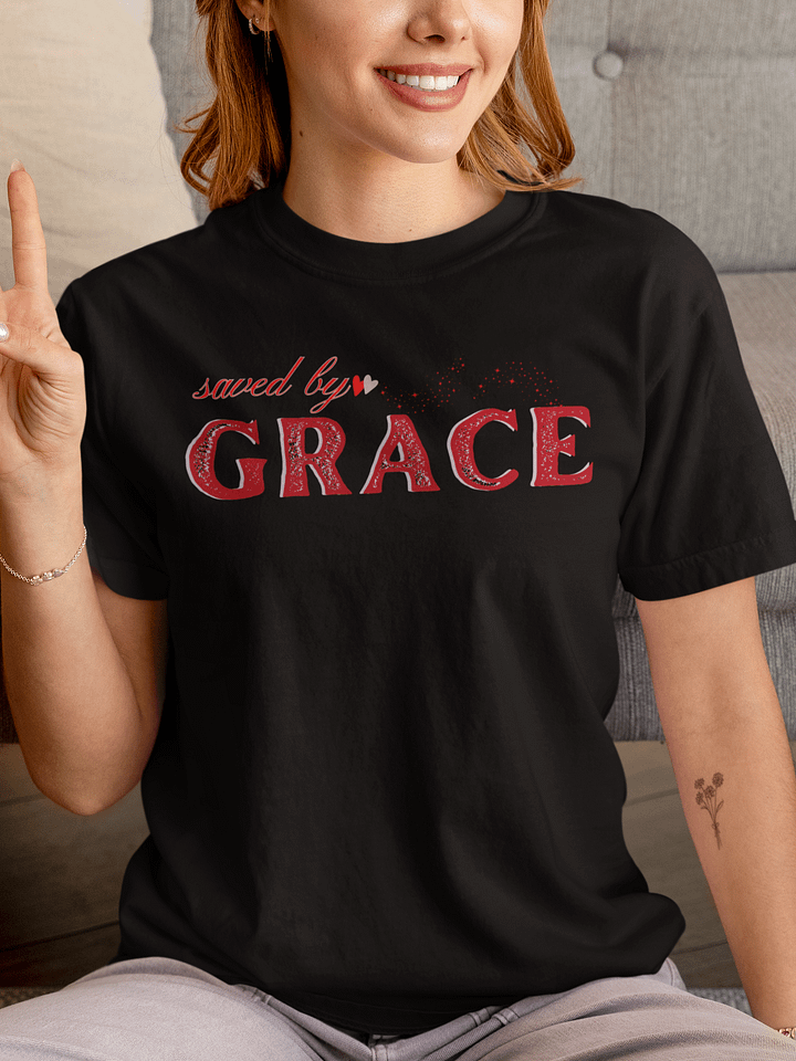 Saved by Grace Comfort Colors T-Shirt product image (10)