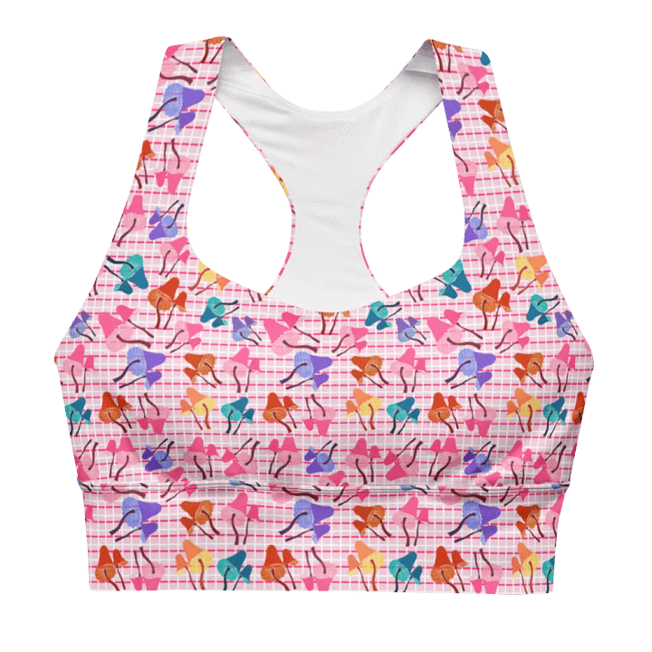 Fantasy Mushroom Garden All-Over Sports Bra product image (1)