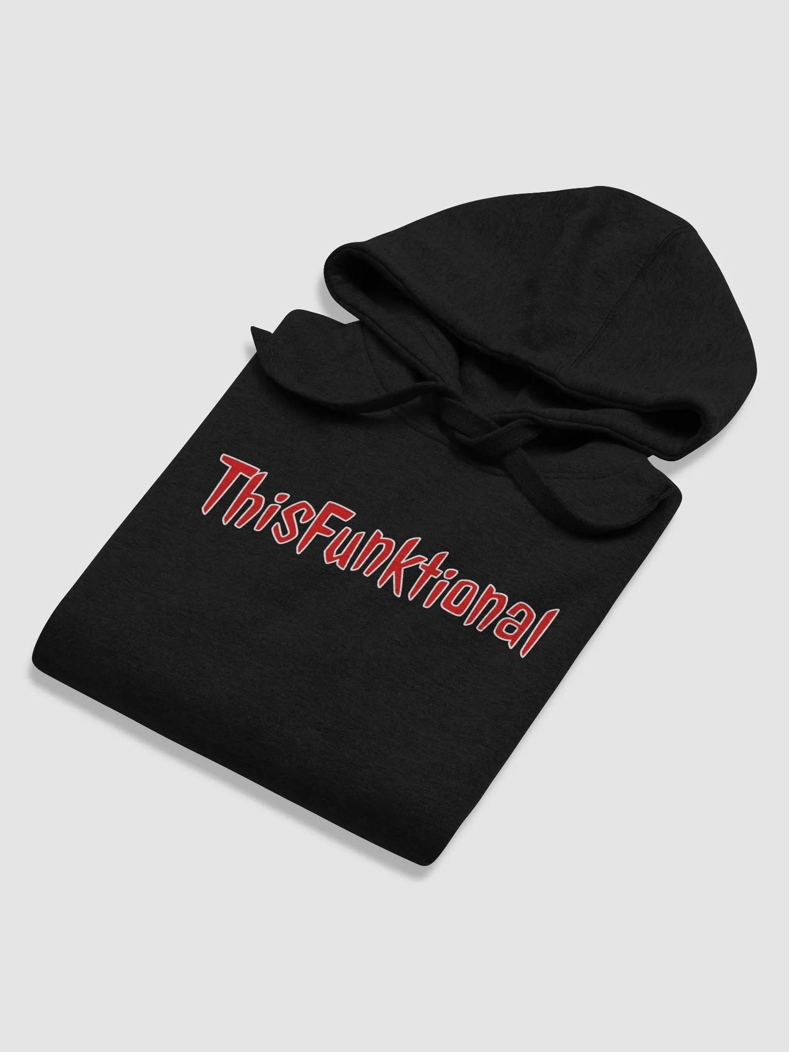 ThisFunktional Hoodie (red letters with white outline) product image (6)
