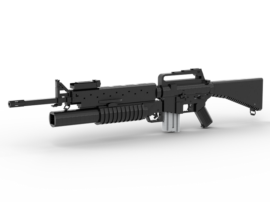 LEGO M16A1/M203 - LDD Instructions - MyDifferentUserName