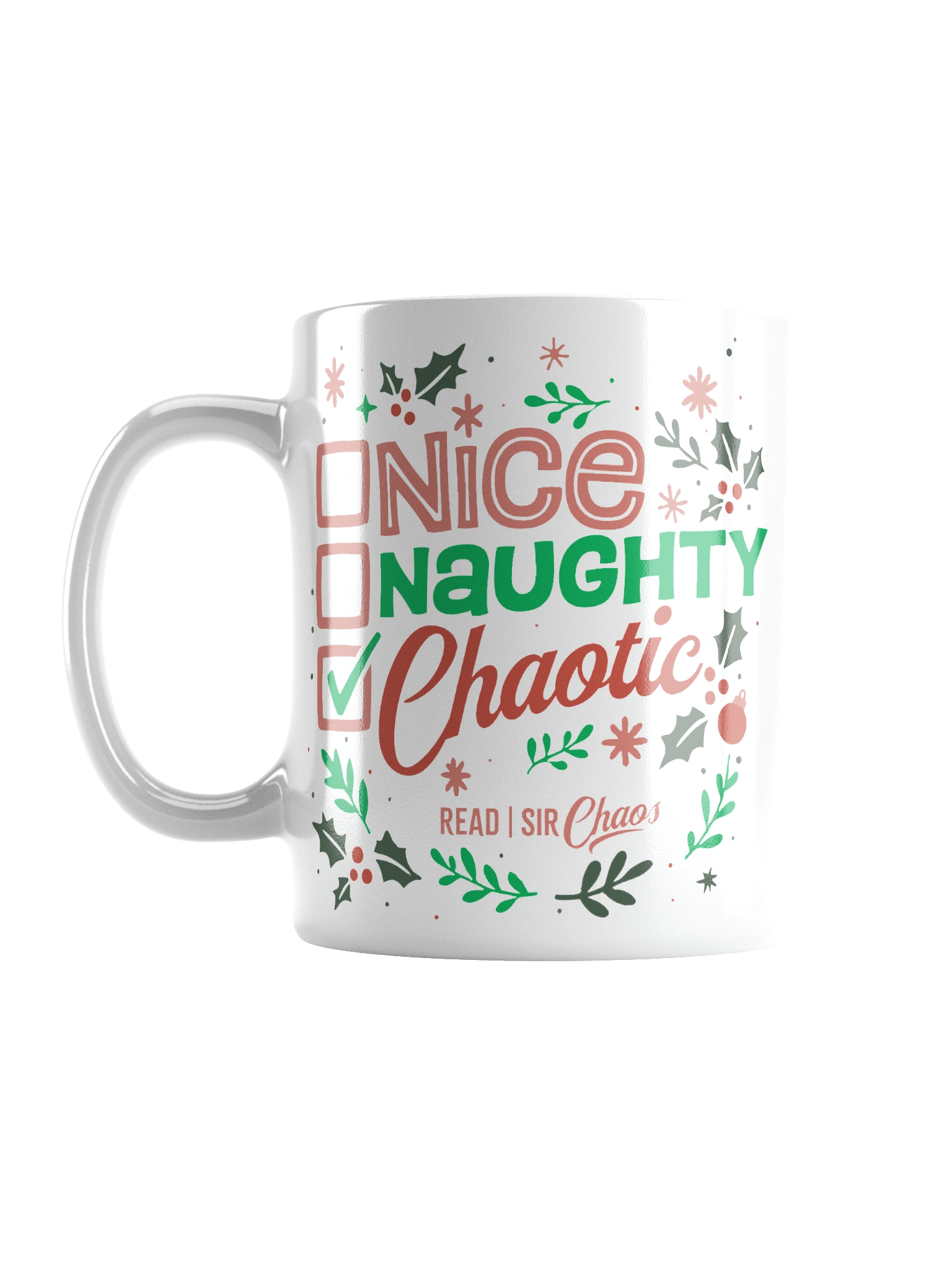 Nice, Naughty, Chaotic White Mug product image (2)