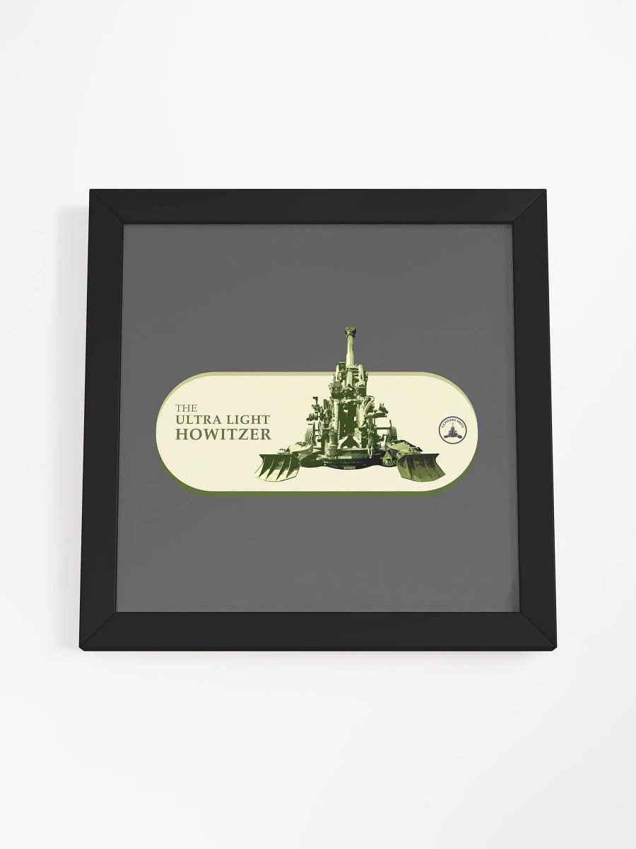 The Ultralight Howitzer (framed print) product image (11)