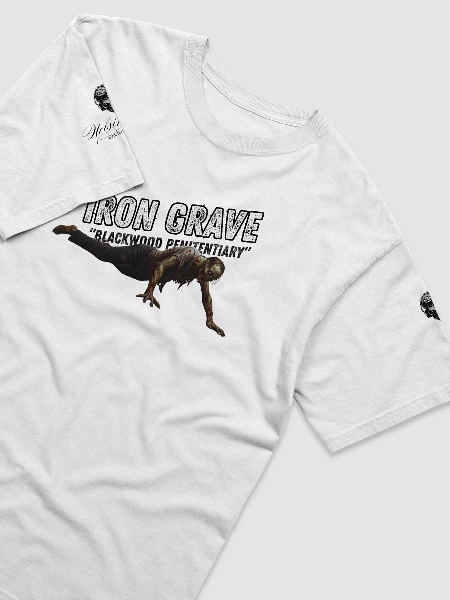 The Iron Grave - Blackwood Penitentiary - The Crawler - White Logo T-Shirt product image (32)