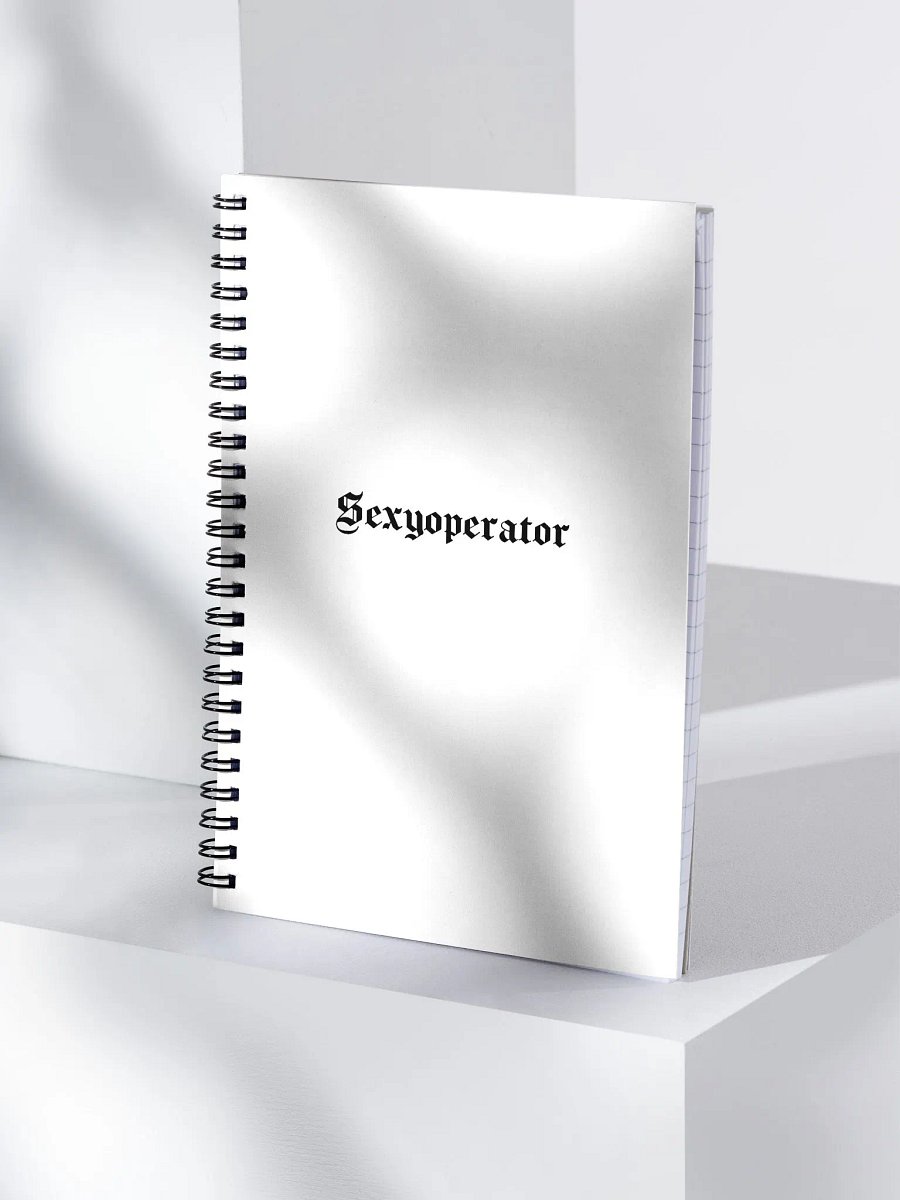 Sexyoperator 140 page notebook product image (3)