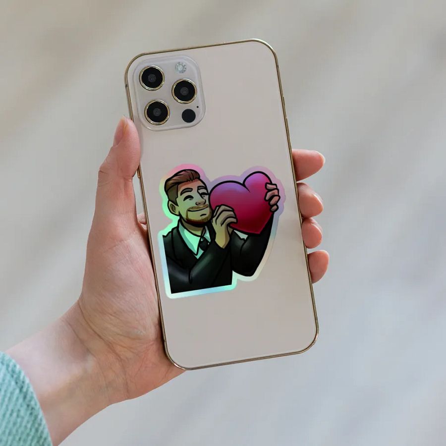 Heartfelt Holographic Love Sticker Set product image (8)
