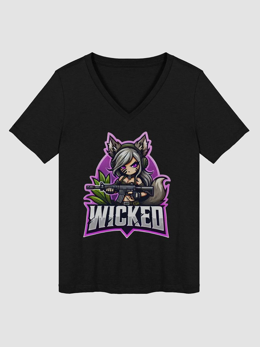 V Neck Wicked Logo T product image (13)