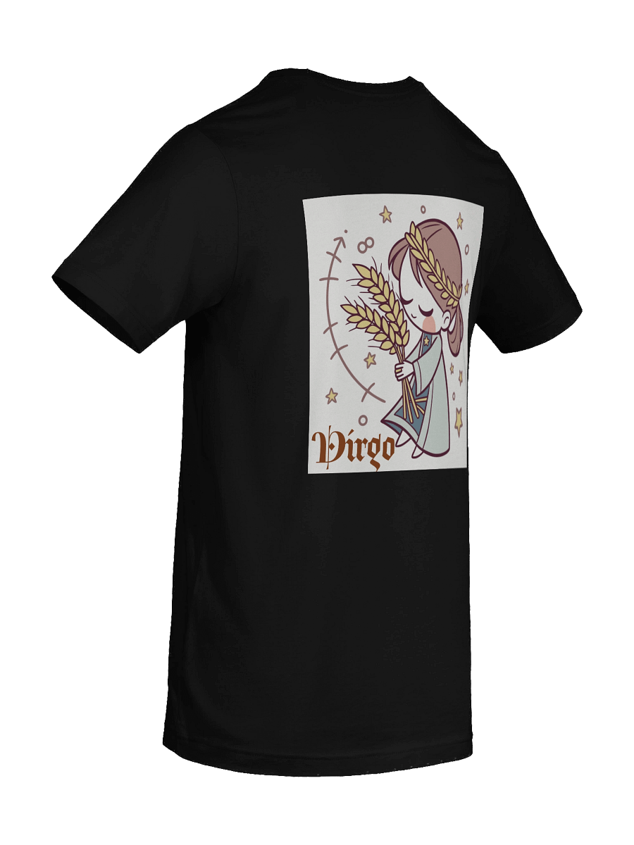 Whimsical Virgo Wheat Cartoon T-Shirt product image (102)