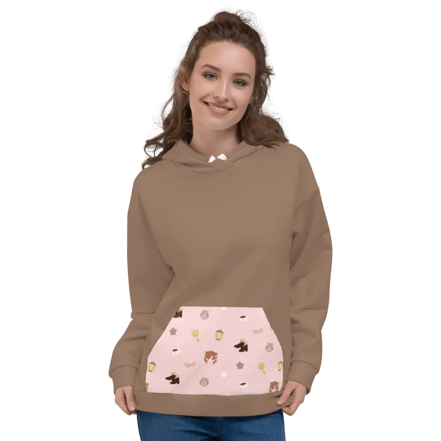 Lovely Pattern Canvas Recycled Hoodie product image (3)