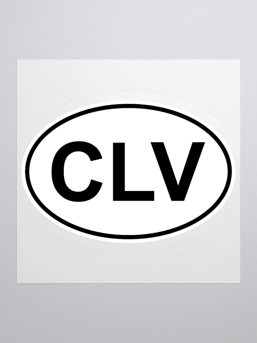 CLV Oval Sticker product image (1)