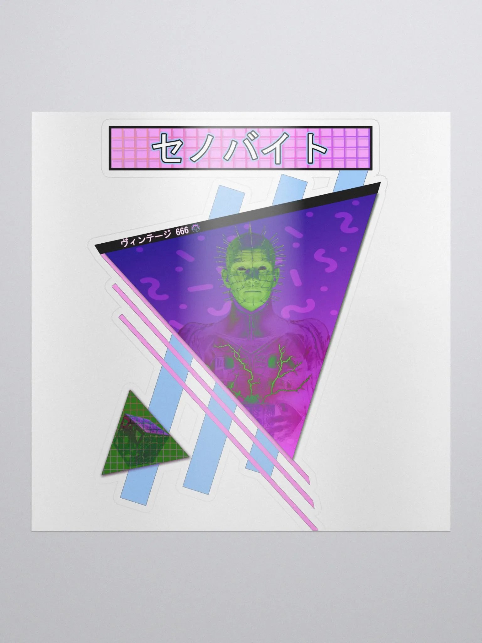 Satanic-Wave Cenobite Sticker product image (1)