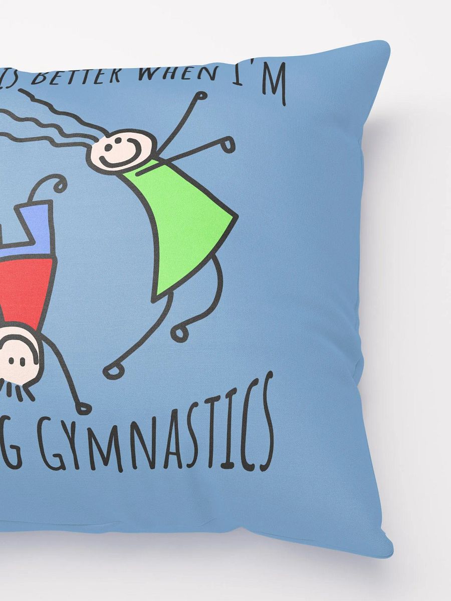 Whimsical Life is Better When I'm Doing Gymnastics Pillow product image (3)