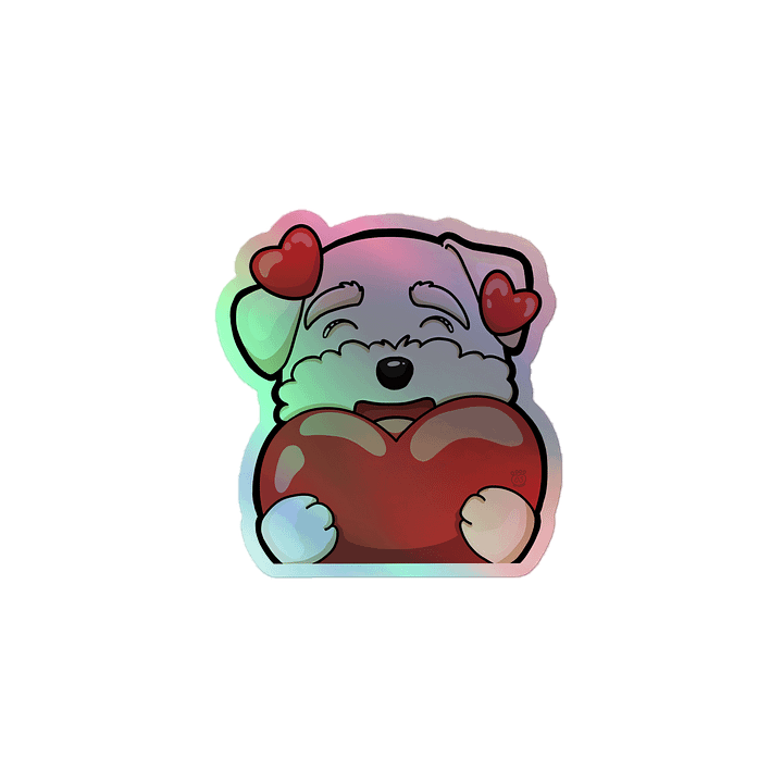 Bailey Heart Holographic Sticker product image (1)