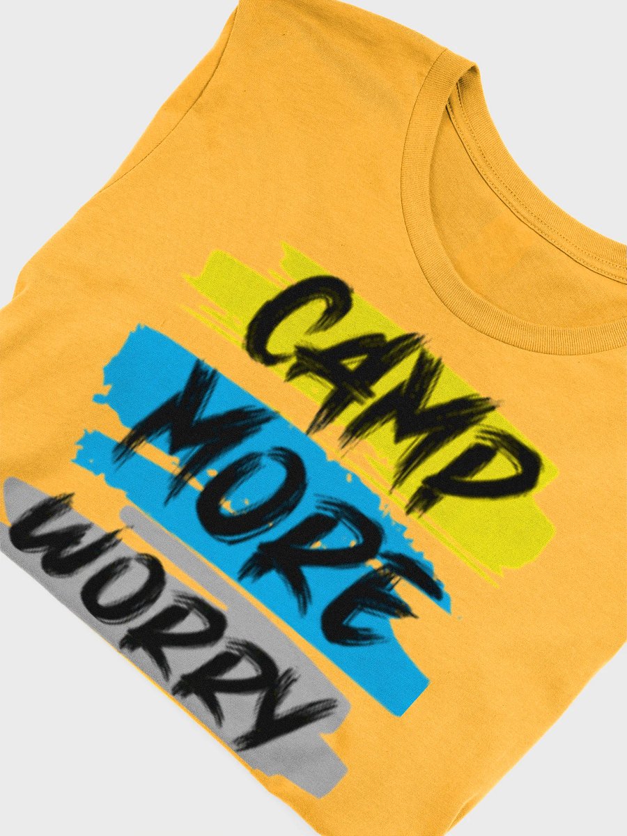 "Camp More Worry Less" Orange T-Shirt Womans product image (5)
