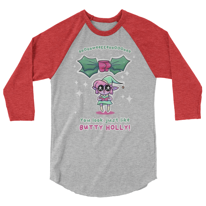 Butty Holly baseball tee product image (2)