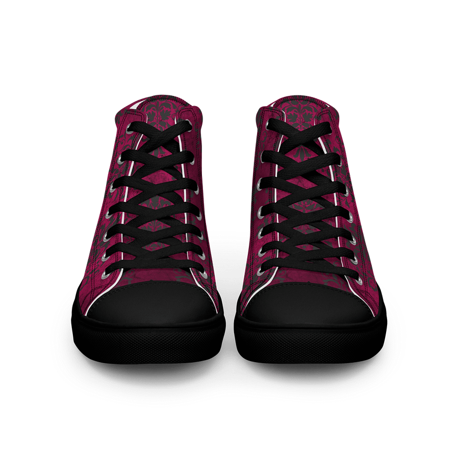 Magenta Damask High Tops product image (3)