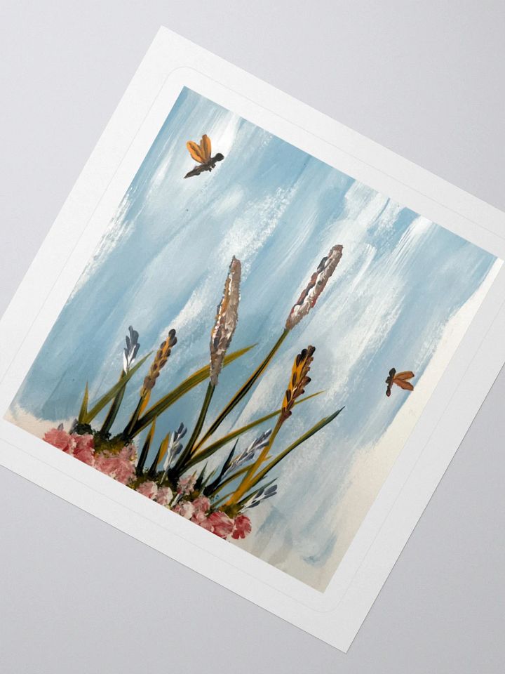 Fluttering Flora Kiss Cut Stickers product image (4)
