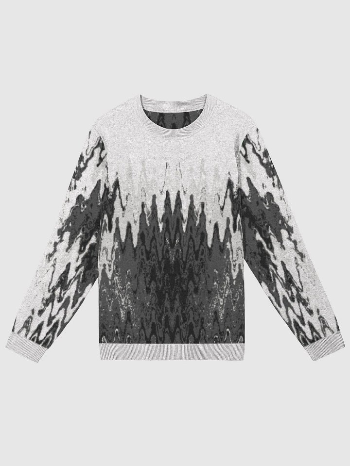 Inky Ikat Crewneck Knit Sweater product image (1)