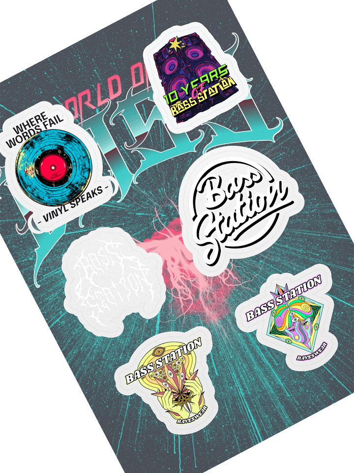 10 Years of Bass Station Stickers product image (1)