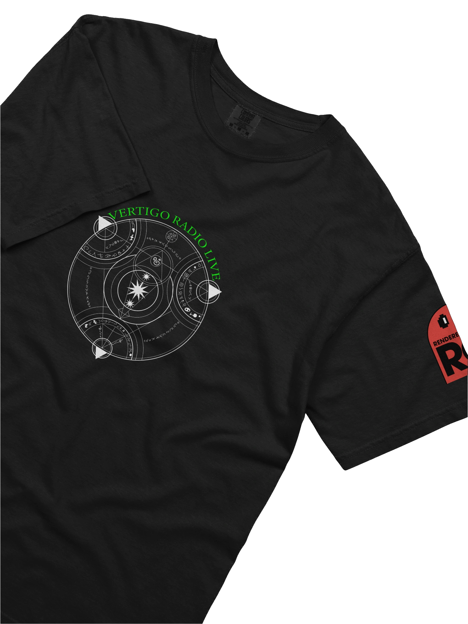 Vertigo Radio Live T-Shirt: Vector Green product image (53)
