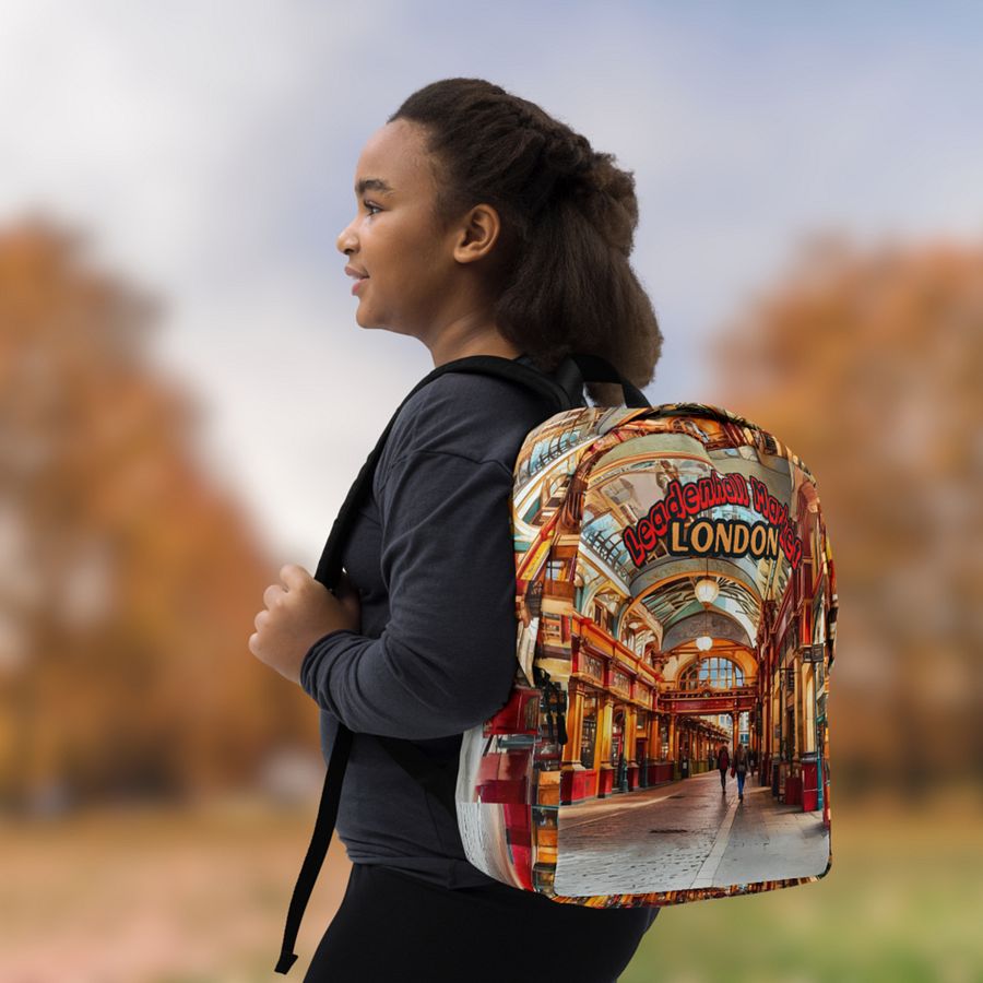 Leadenhall Market London All Over Print Backpack product image (11)