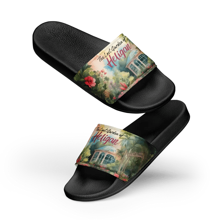 The Lost Garden of Heligan All Over Print Womens Slides product image (2)