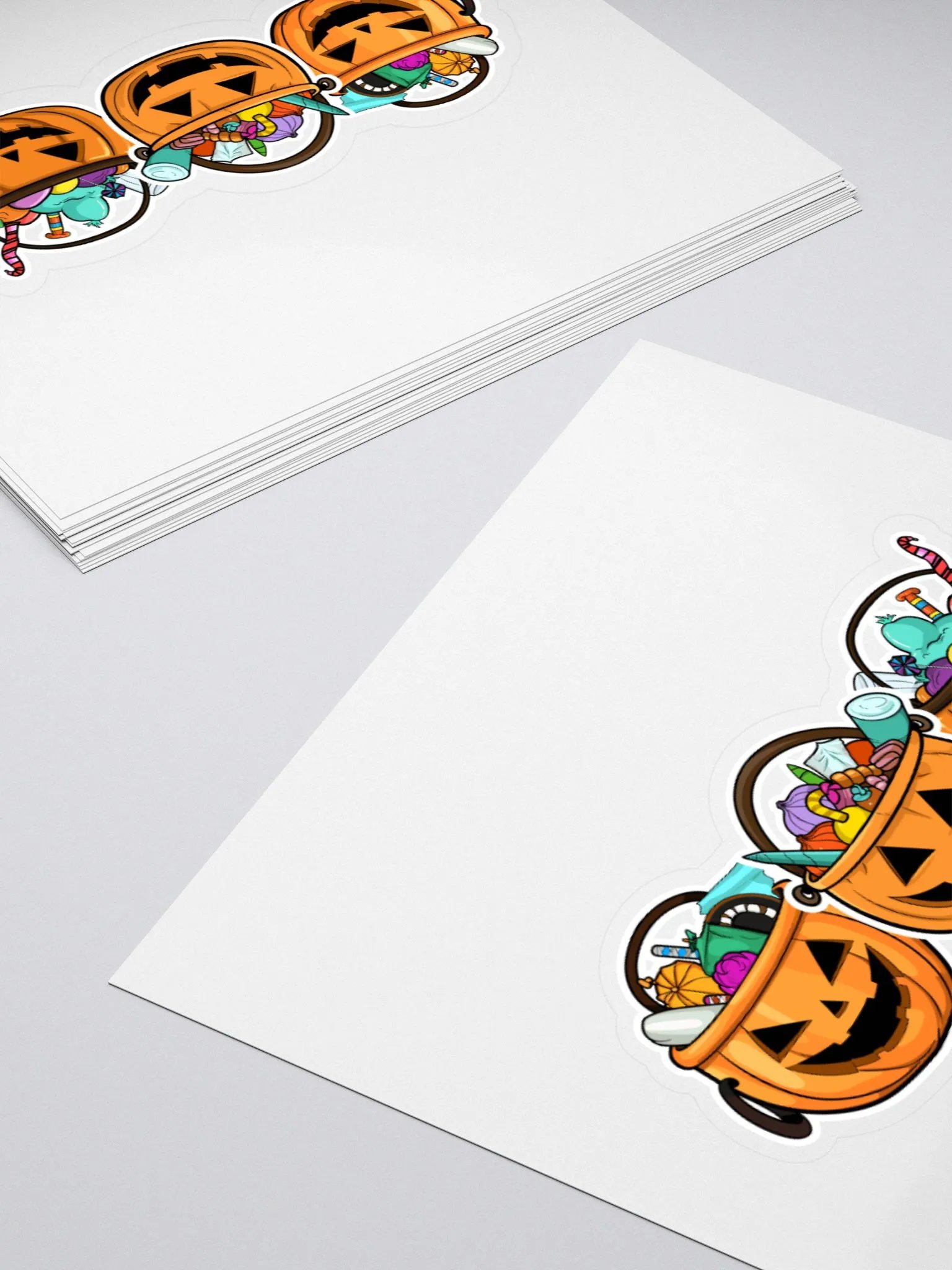 Halloween Candy Bucket Sticker Trio product image (4)