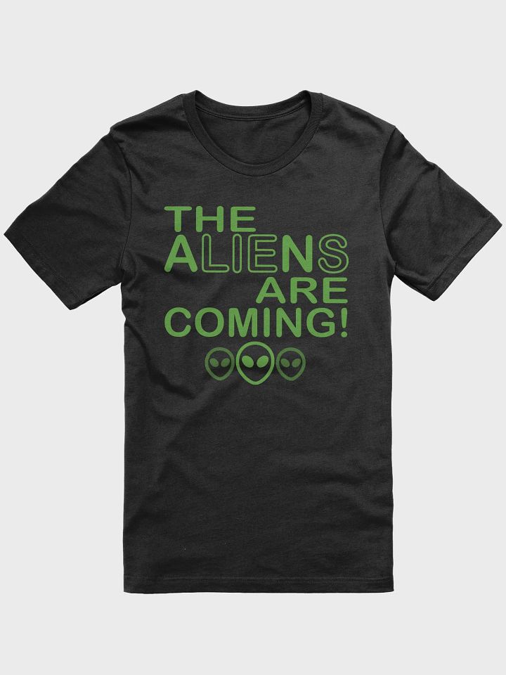 The Aliens Are Coming! - Green - Bella+Canvas Supersoft T-Shirt product image (2)